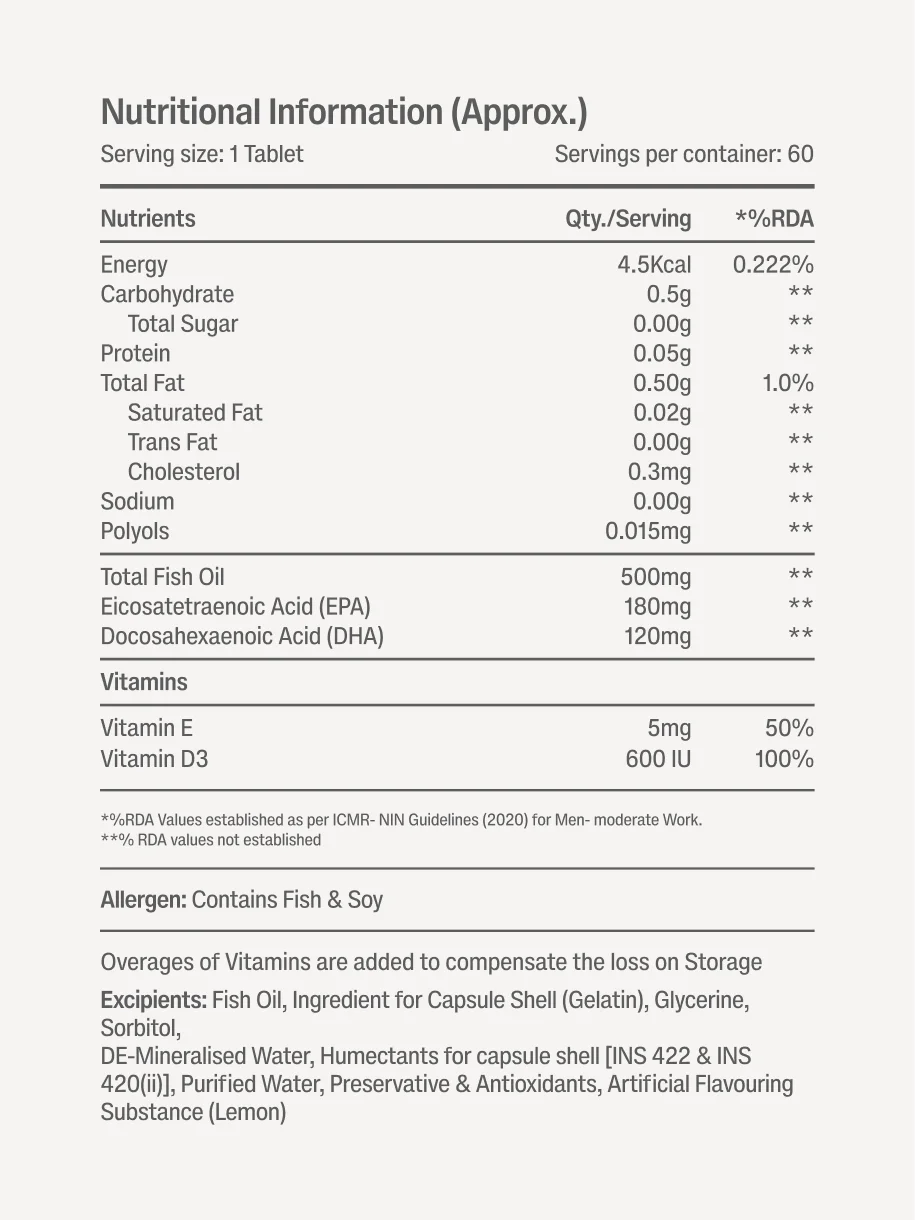OMEGA-3 DAILY + D3